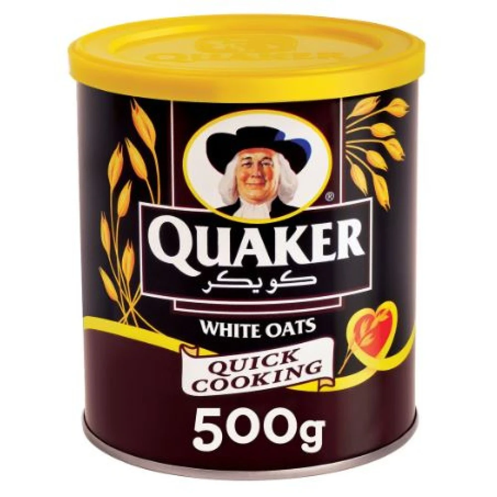 Quaker White Oats 500Gm Tin